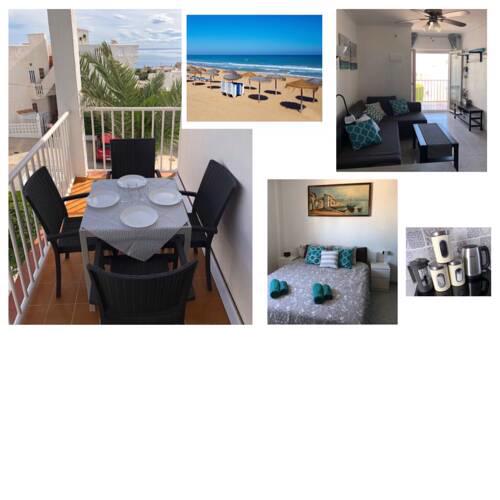 Apartment with sea views & balcony less than 10min walk to La Mata Beach!