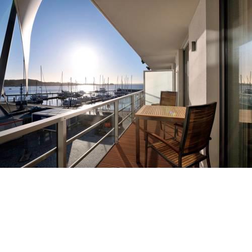 Apartmenthaus Hafenspitze Ap. 12 - "Silbermöwe I" - Blickrichtung Yacht- und Binnenhafen/offenes Meer - [#14796]