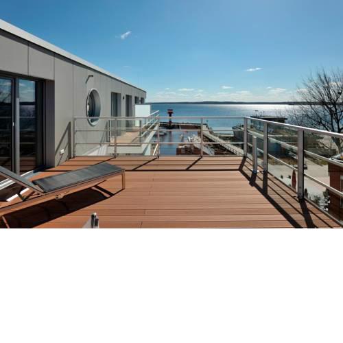 Apartmenthaus Hafenspitze  Ap. 37 "Sonnendeck", Blickrichtung Offenes Meer, Strand, Innenstadt - [#14819]