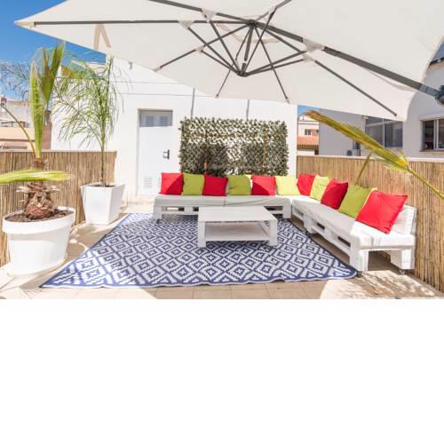 ♥Apt with rooftops with Palms Close To Old Town♥