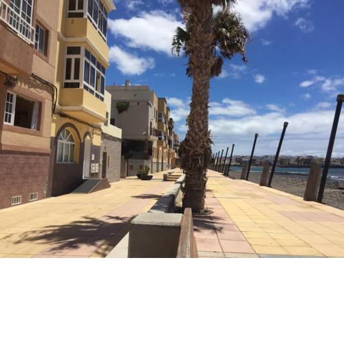Arinaga Beach on the Sea