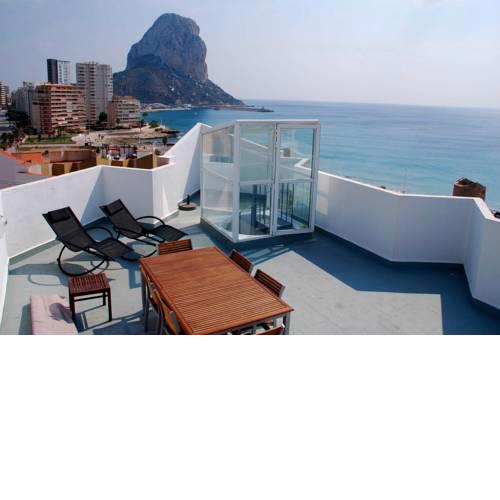 Ático Calpe primera línea de playa
