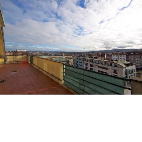 Atico centro Oviedo 3hab+garaje+terraza+wifi