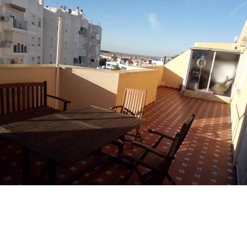 Atico con espectacular terraza con vistas magníficas a la desembocadura del Guadalquivir