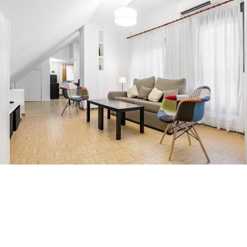 Ático con patio privado en el Barrio de Salamanca