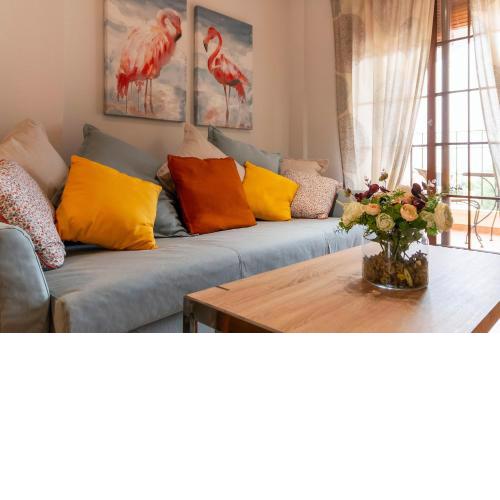 Ático con terraza-solárium y piscina 4-6 personas WIFI A/C
