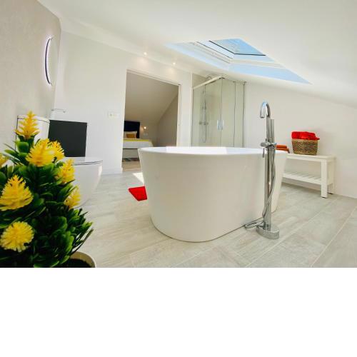 ÁTICO DALAI - Bañera de Hidromasaje, aire acondicionado, wifi y terraza junto al mar y el campo