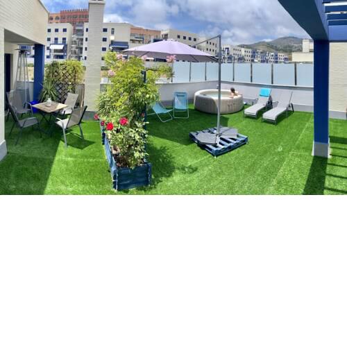 Ático de lujo 90m de terraza y jacuzzi privado en Cabria, Almuñecar