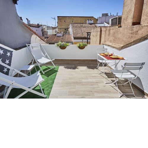 Ático duplex con terraza en puro centro, 2 a 8 pax