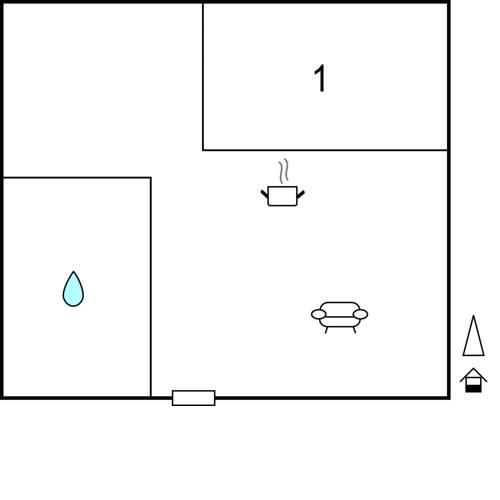 Awesome apartment in Dalaas with WiFi and 1 Bedrooms