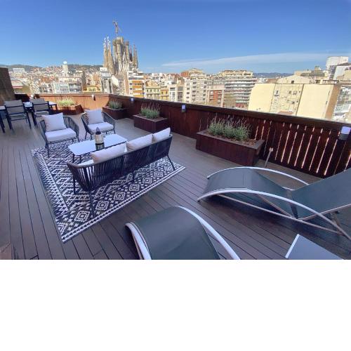 Barcelona Penthouse with private terrace