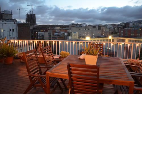 Barcelona sunny terrace