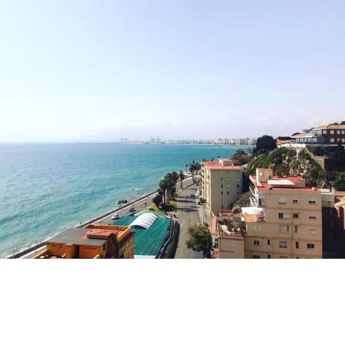 Beach apartment in Malaga with terrace