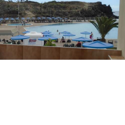 Beach-front Tenerife Sth sea and pool view