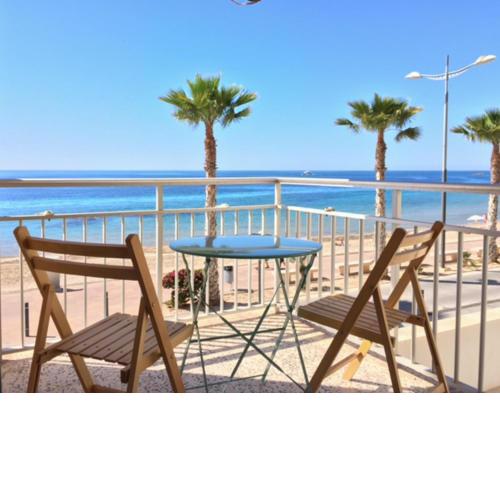 Beachfront apartment
