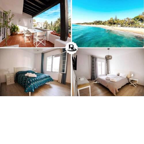 Beachside 3 Bedroom Apartment In Puente Romano, New Renovated!