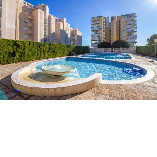 Beautiful apartment in El Campello with WiFi, Outdoor swimming pool and 3 Bedrooms