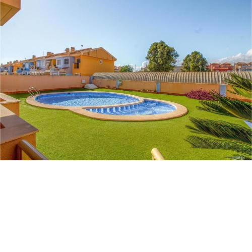 Beautiful apartment in El Mojón with Outdoor swimming pool, WiFi and 2 Bedrooms