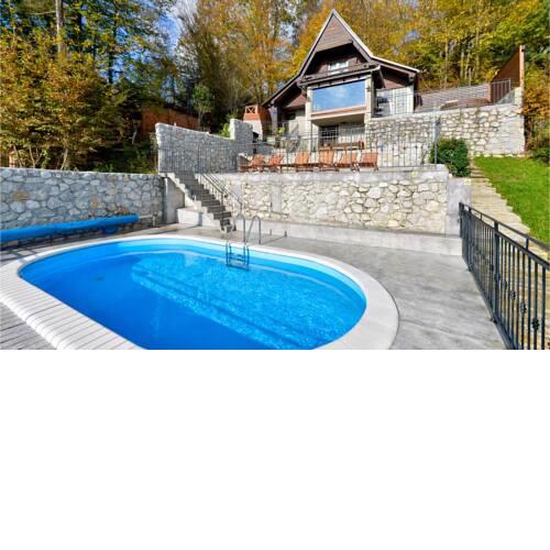 Beautiful home in Zadobarje with Outdoor swimming pool and 4 Bedrooms
