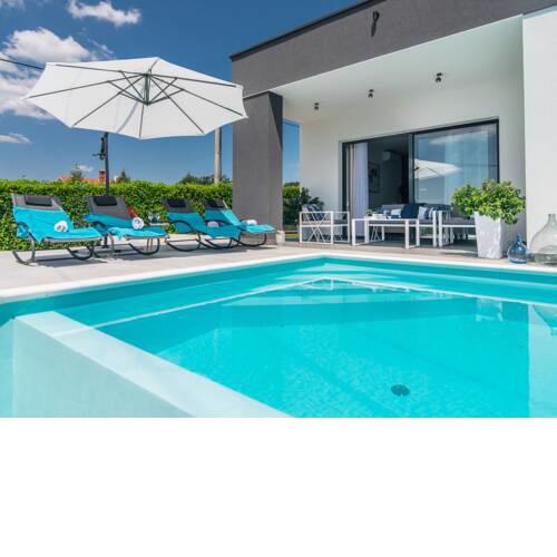 Beautiful newly built Villa Oleandra for up to 5 persons, with private pool