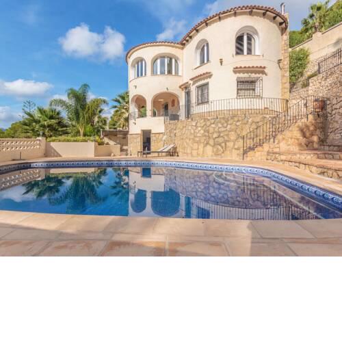 Beautiful villa in Naja style with phenomenal view in Moraira