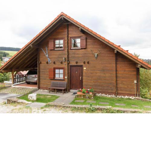 Beautiful wooden house with private sauna in Hinterrod in Thuringia
