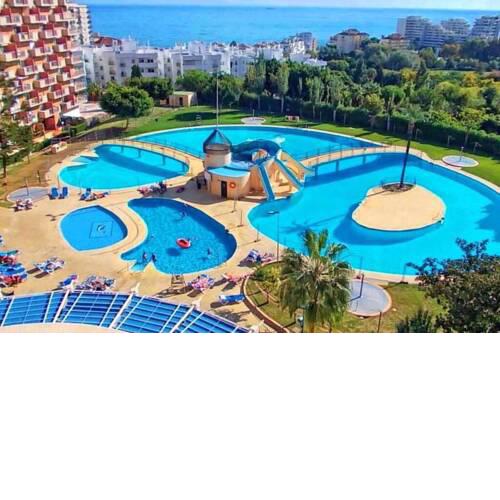 Benalmádena estudio JJupiter 250 m del mar con vistas al mar piscinas