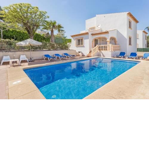 Benitachell Villa Sleeps 6 Pool Air Con WiFi