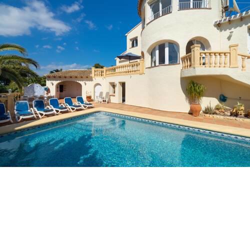 Benitachell Villa Sleeps 6 Pool Air Con WiFi