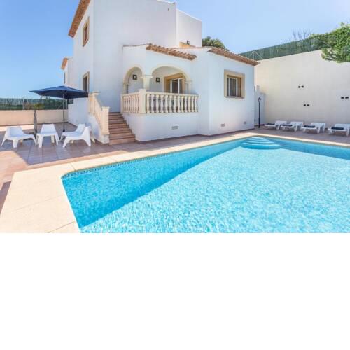 Benitachell Villa Sleeps 6 Pool Air Con WiFi