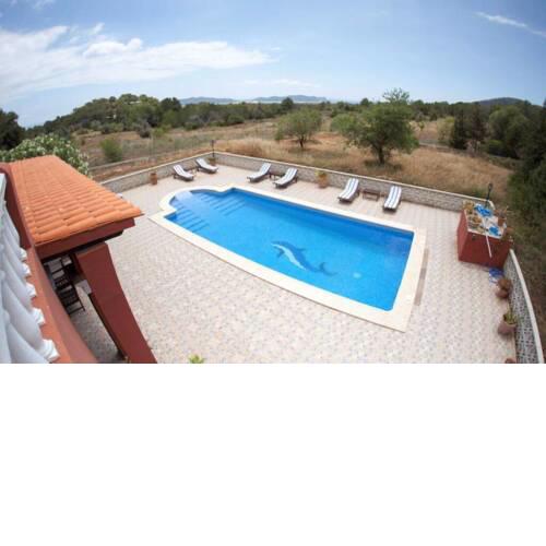 Big house in ibiza with sea view