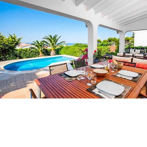 Binibequer Vell Villa Sleeps 6 with Pool and Air Con
