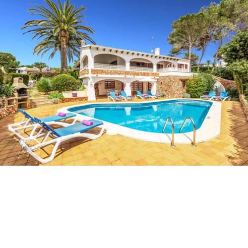 Binibequer Vell Villa Sleeps 9 with Pool Air Con and WiFi