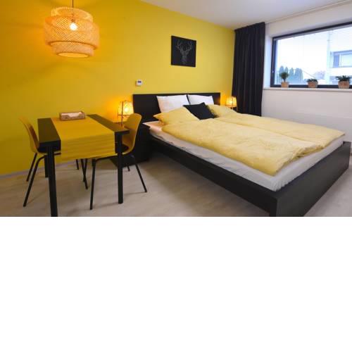 Black & Yellow Apartment Brno, Selská, free parking