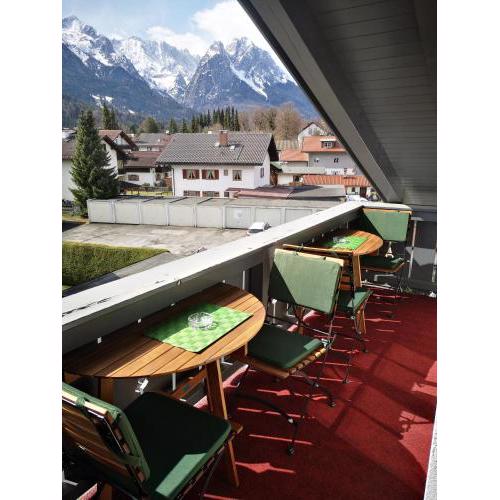 Blick zur Zugspitze