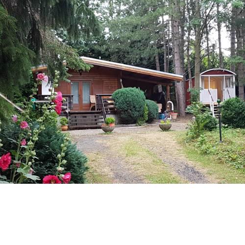 Blockhaus im Park