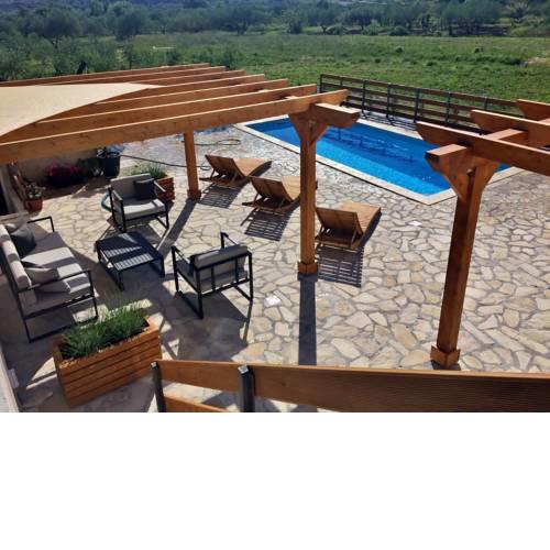 Boutique Holiday home in Donje Polje with with pool and landscape olive garden.