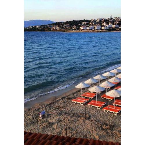 boyalık tatil sitesinde denize sıfır 4 kişilik