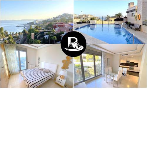 Brand New Modern 2 BDRMS Duplex Penthouse . Sea Views. 3 min Walk to Beach!