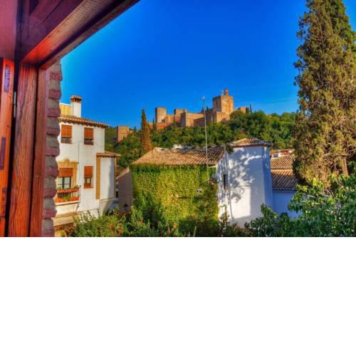 Breathtaking Alhambra view balconies, Albaizyn