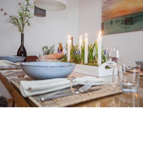Bright and modern maisonette in Winterberg with balcony and children's play area