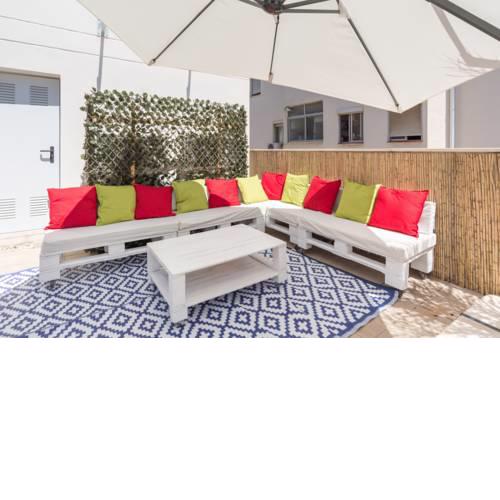 ♥Bright Apt With Rooftops With Palms near Old Town♥