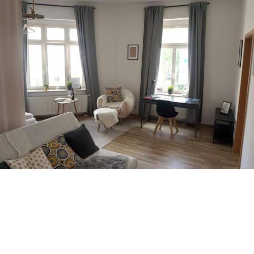 Bright cozy studio flat in Leipzig