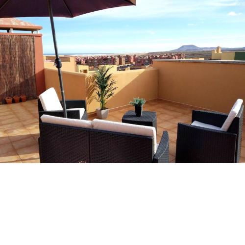 Brisas Fuerteventura: optic fiber,solarium,BBQ