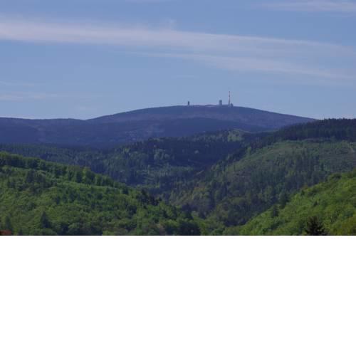 Brockenblick-Tourist