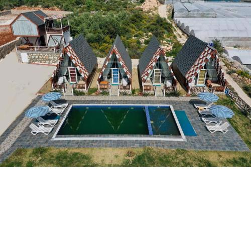 Bungalow Flat Shared Pool in Demre