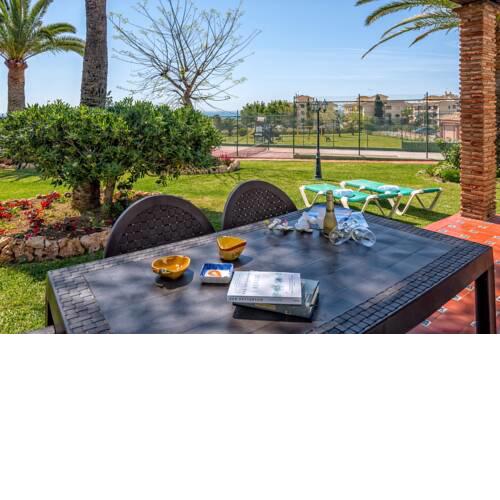 Bungalow sea view, pool, tennis, beach 5min walk