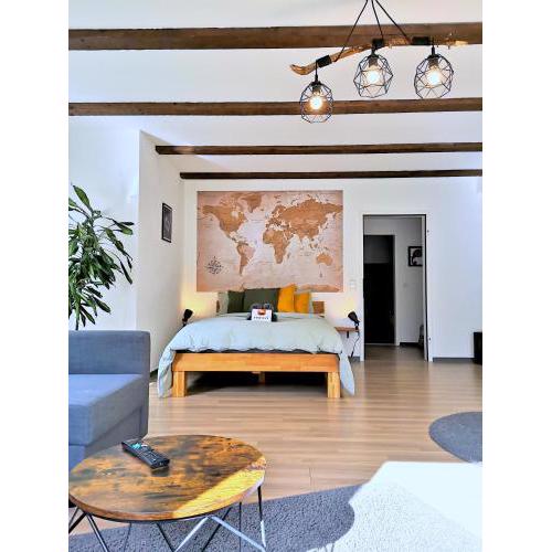 Business-Apartment mit Garten, Parkplatz & Küche