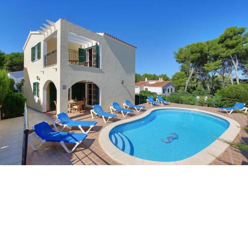 Cala Galdana Villa Sleeps 8 with Pool Air Con and WiFi