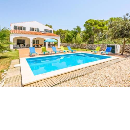 Cala Galdana Villa Sleeps 8 with Pool Air Con and WiFi